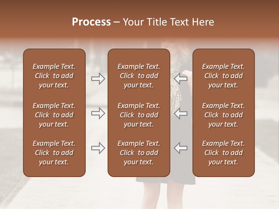 Beautiful Crossing Sad PowerPoint Template