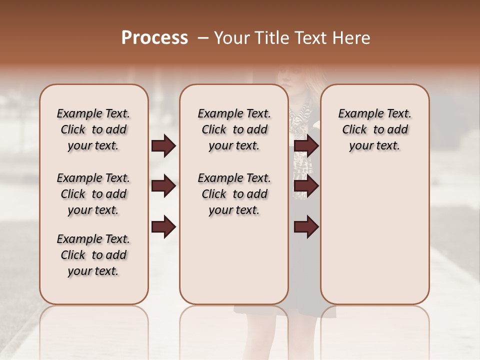 Beautiful Crossing Sad PowerPoint Template
