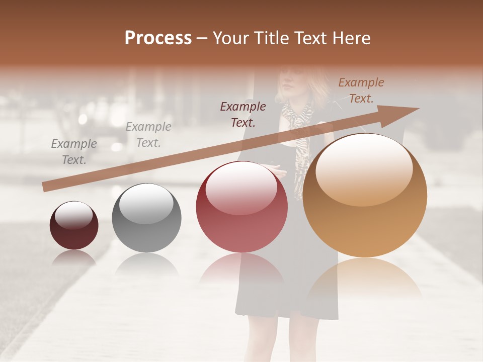 Beautiful Crossing Sad PowerPoint Template