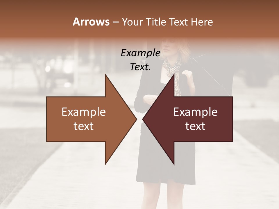 Beautiful Crossing Sad PowerPoint Template