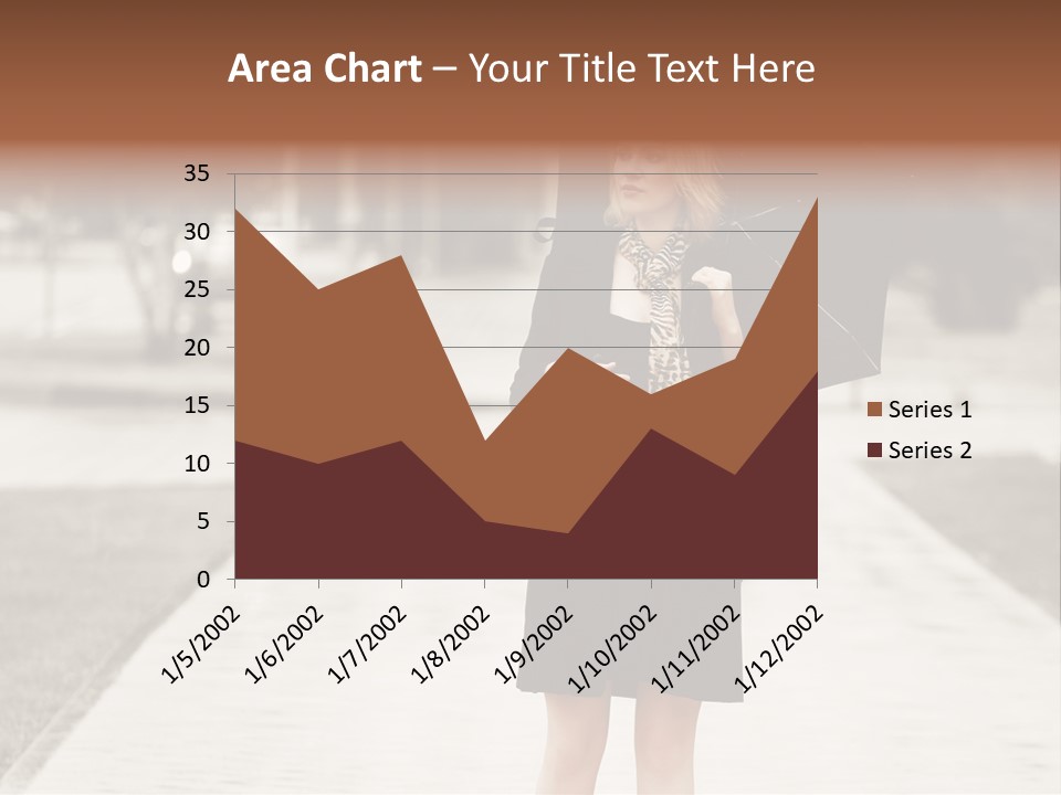 Beautiful Crossing Sad PowerPoint Template