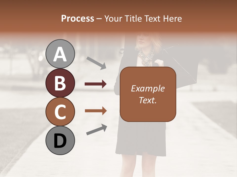 Beautiful Crossing Sad PowerPoint Template