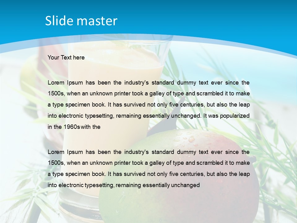 Nutritious Nobody Creamy PowerPoint Template