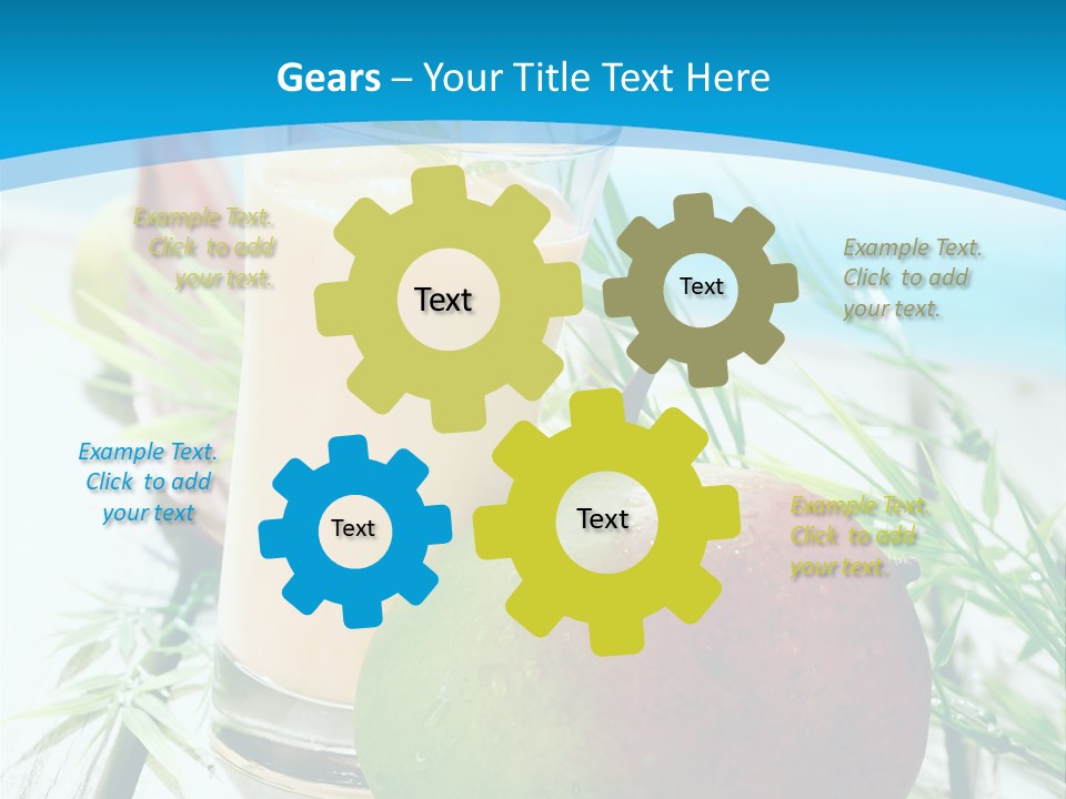 Nutritious Nobody Creamy PowerPoint Template