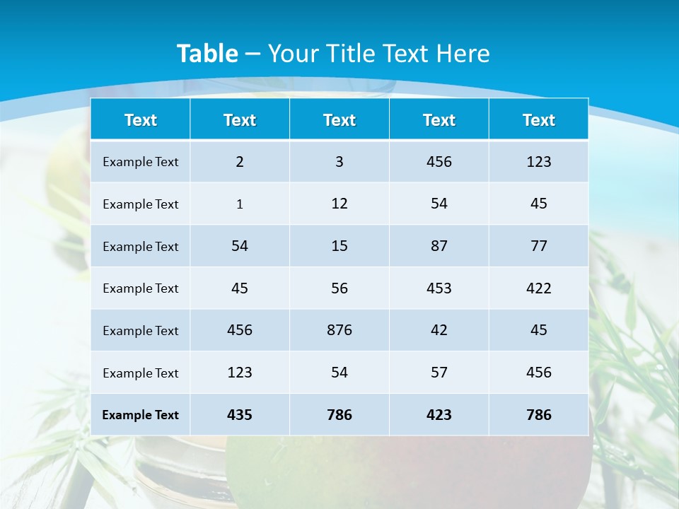 Nutritious Nobody Creamy PowerPoint Template
