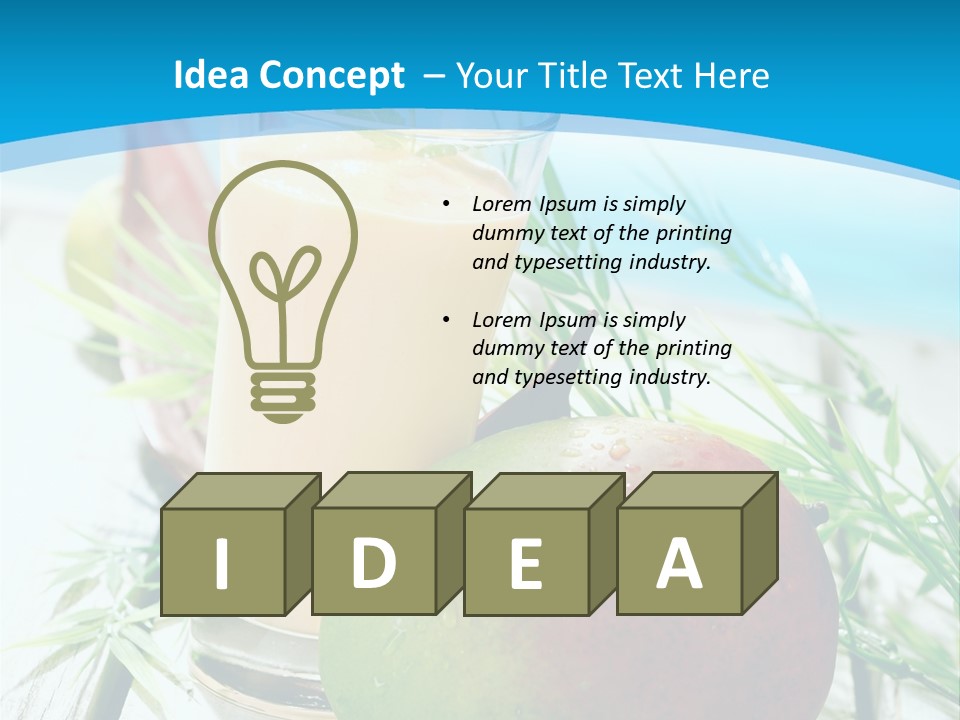 Nutritious Nobody Creamy PowerPoint Template