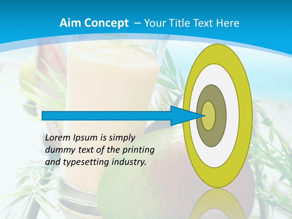 Nutritious Nobody Creamy PowerPoint Template