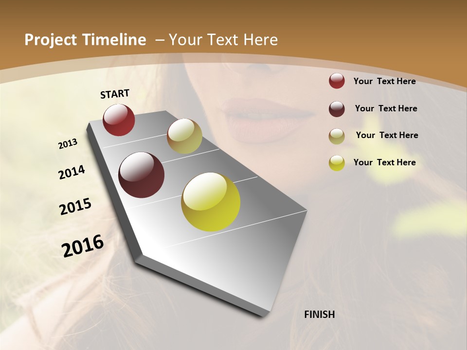 Purely Sensual Summer PowerPoint Template