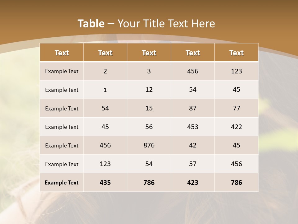 Purely Sensual Summer PowerPoint Template