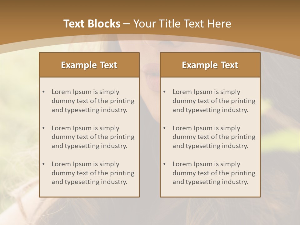 Purely Sensual Summer PowerPoint Template