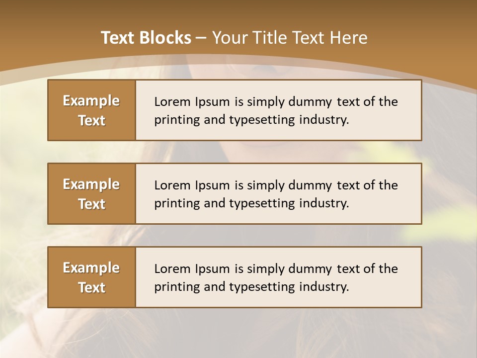 Purely Sensual Summer PowerPoint Template