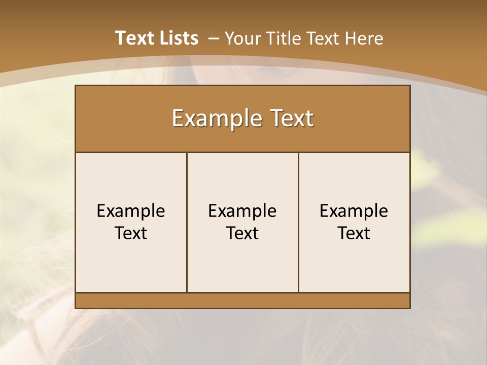 Purely Sensual Summer PowerPoint Template