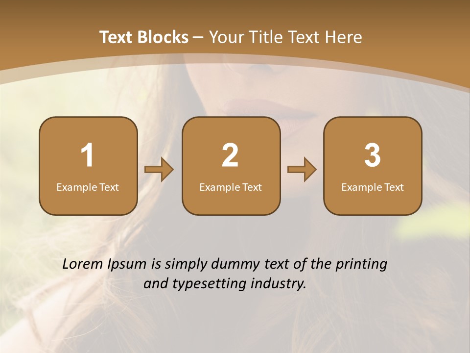 Purely Sensual Summer PowerPoint Template