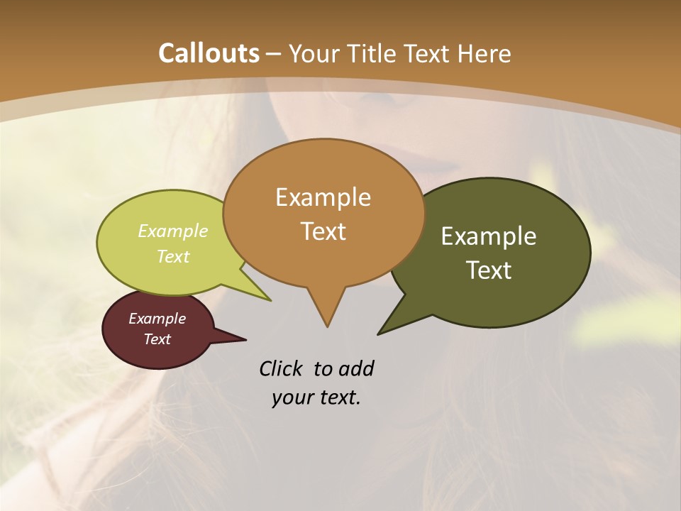 Purely Sensual Summer PowerPoint Template