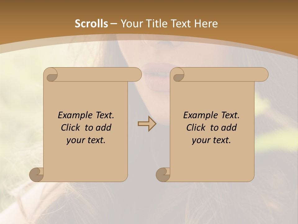 Purely Sensual Summer PowerPoint Template