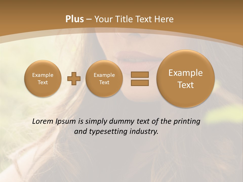 Purely Sensual Summer PowerPoint Template