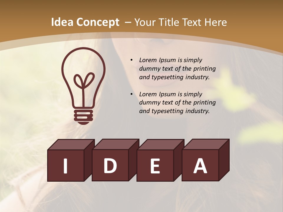 Purely Sensual Summer PowerPoint Template