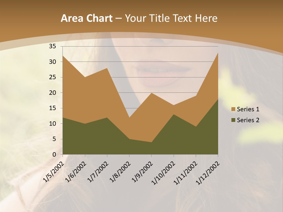 Purely Sensual Summer PowerPoint Template