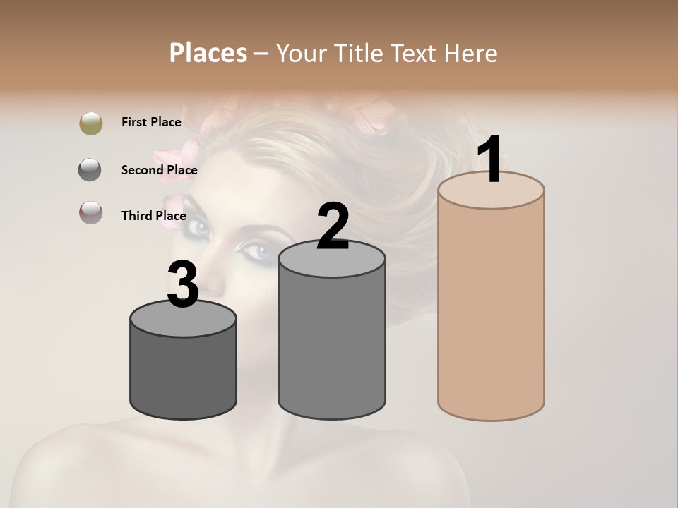 Gentle Girl Eyes PowerPoint Template