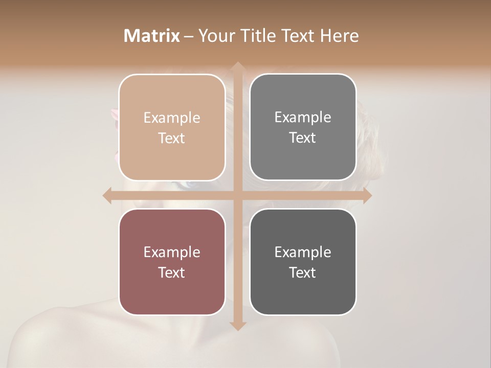 Gentle Girl Eyes PowerPoint Template