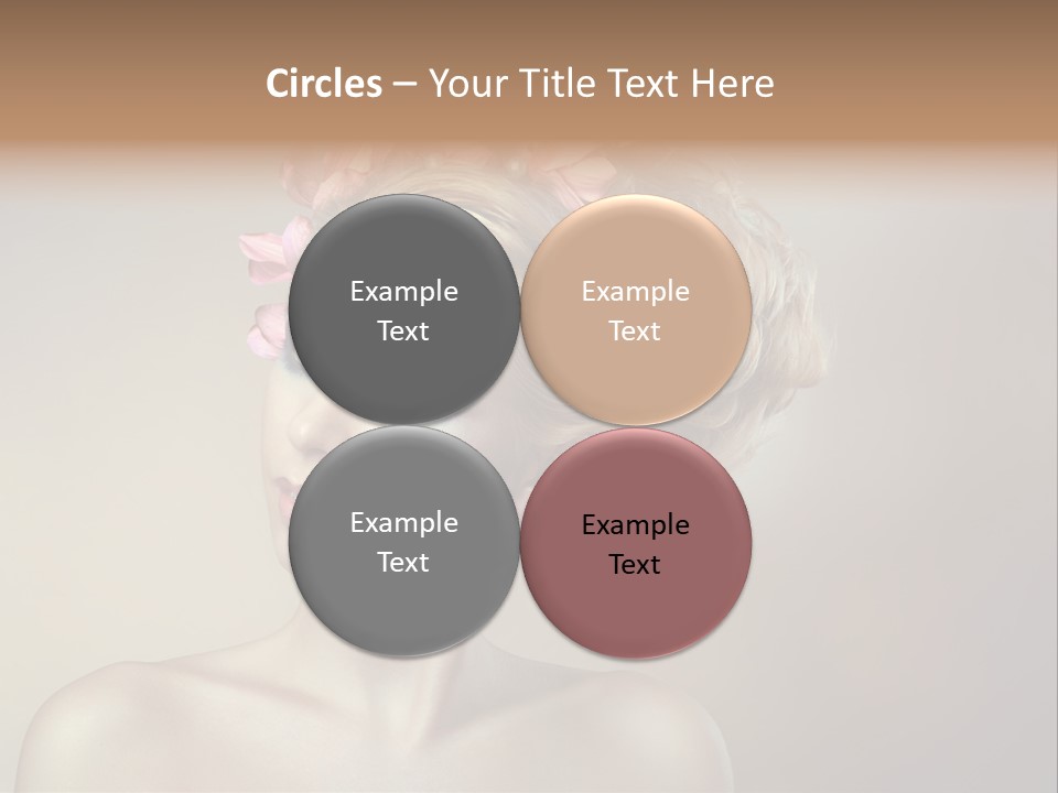 Gentle Girl Eyes PowerPoint Template