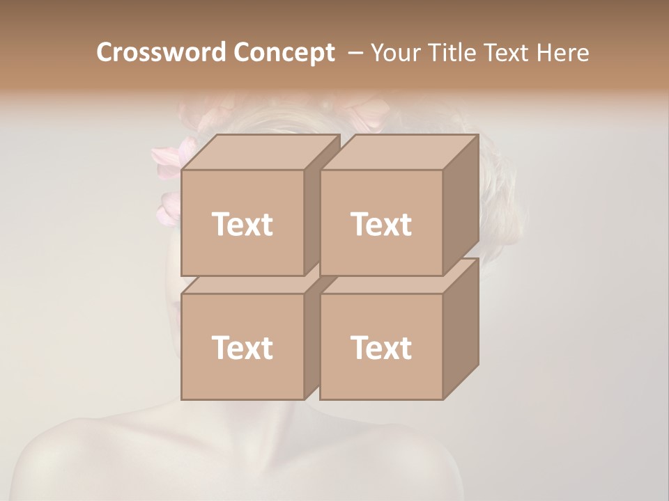 Gentle Girl Eyes PowerPoint Template