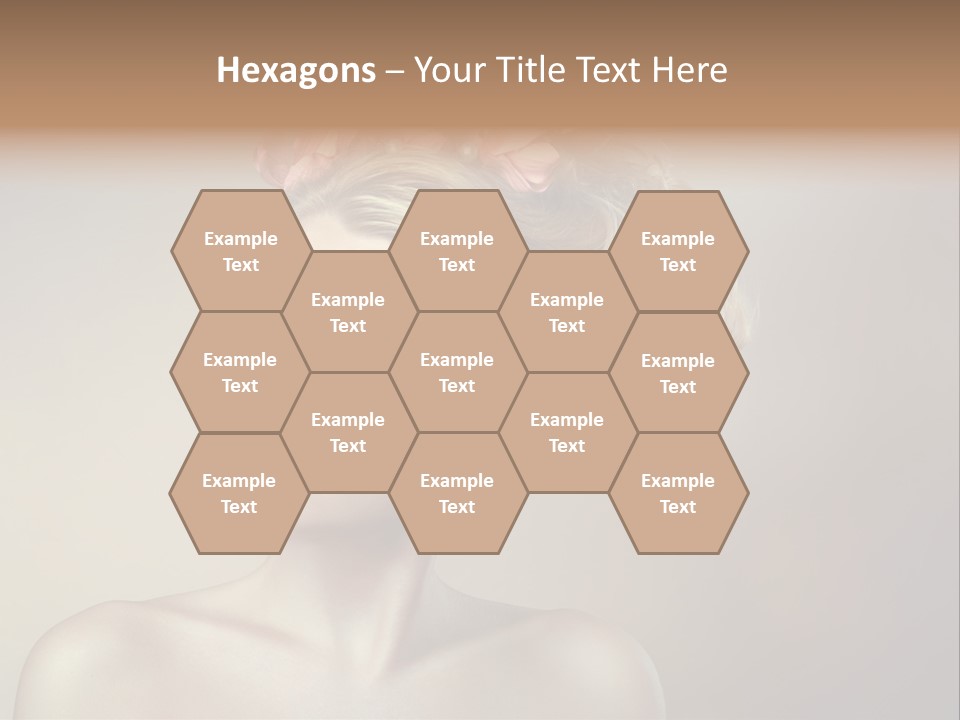 Gentle Girl Eyes PowerPoint Template