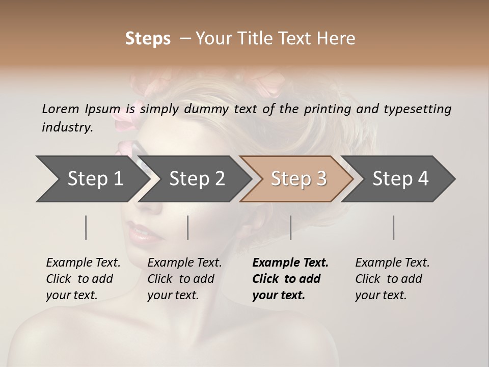 Gentle Girl Eyes PowerPoint Template