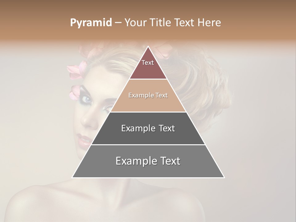 Gentle Girl Eyes PowerPoint Template