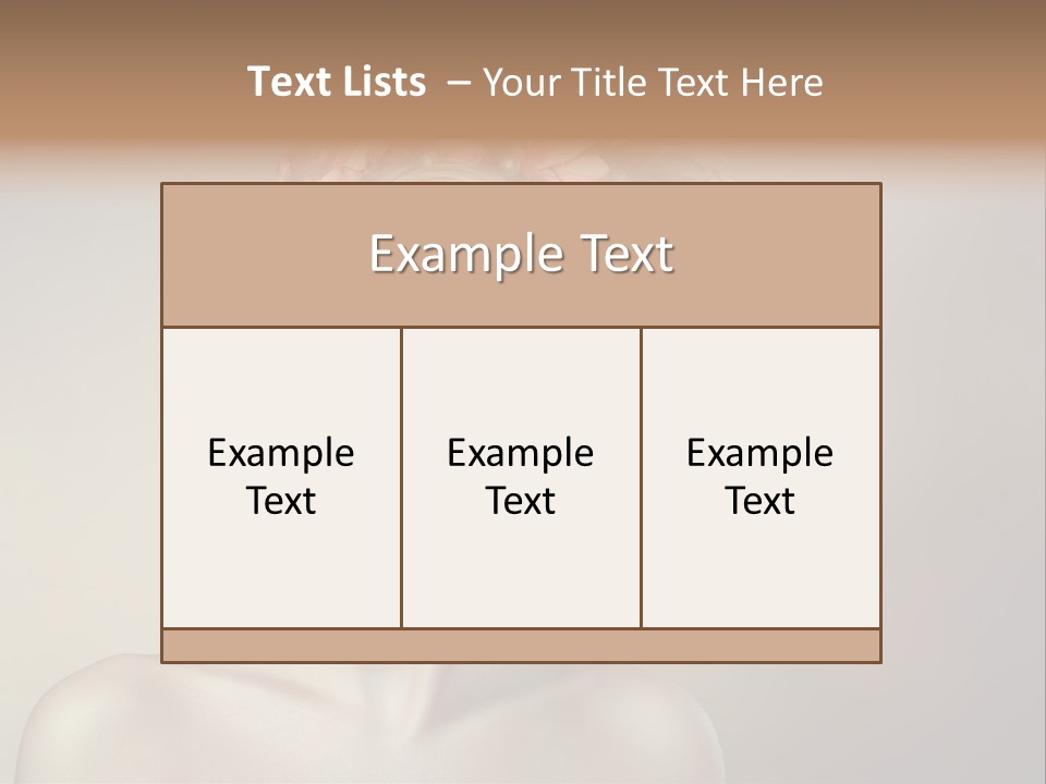 Gentle Girl Eyes PowerPoint Template