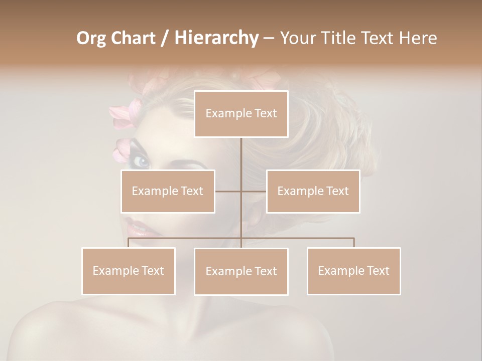 Gentle Girl Eyes PowerPoint Template