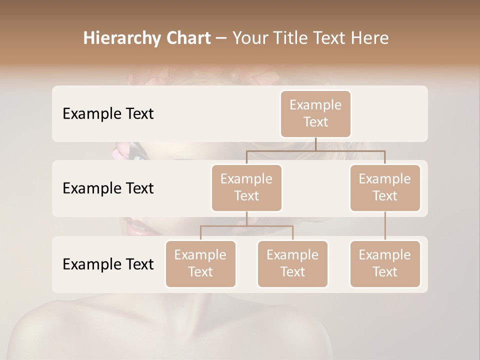 Gentle Girl Eyes PowerPoint Template