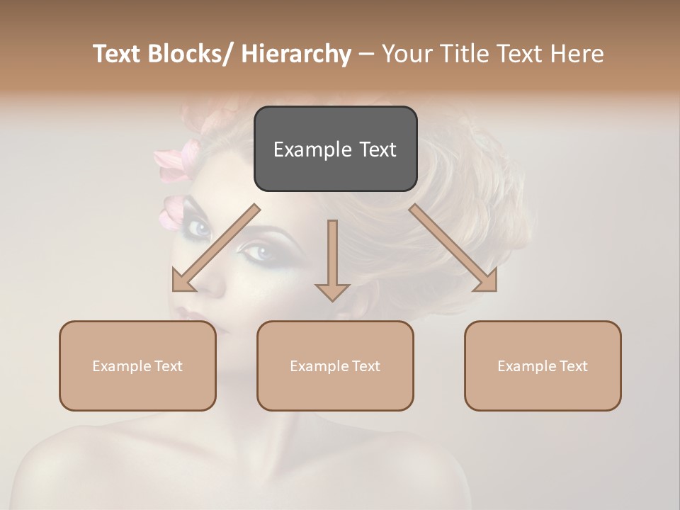 Gentle Girl Eyes PowerPoint Template