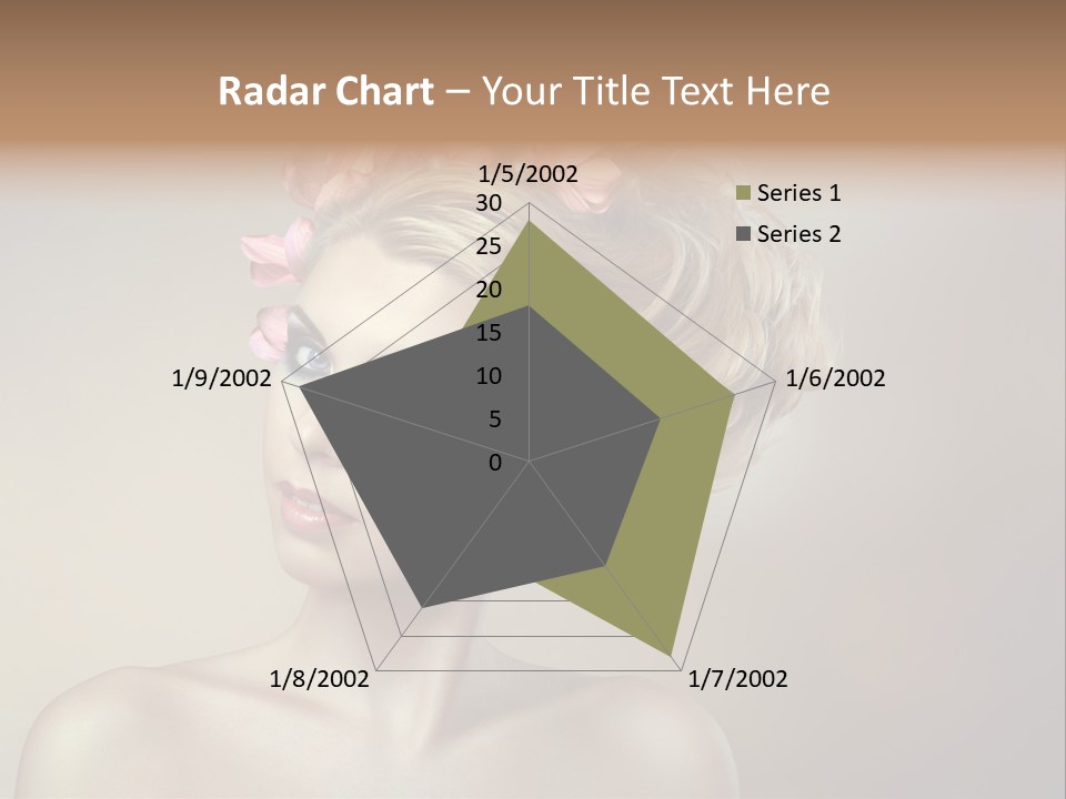 Gentle Girl Eyes PowerPoint Template