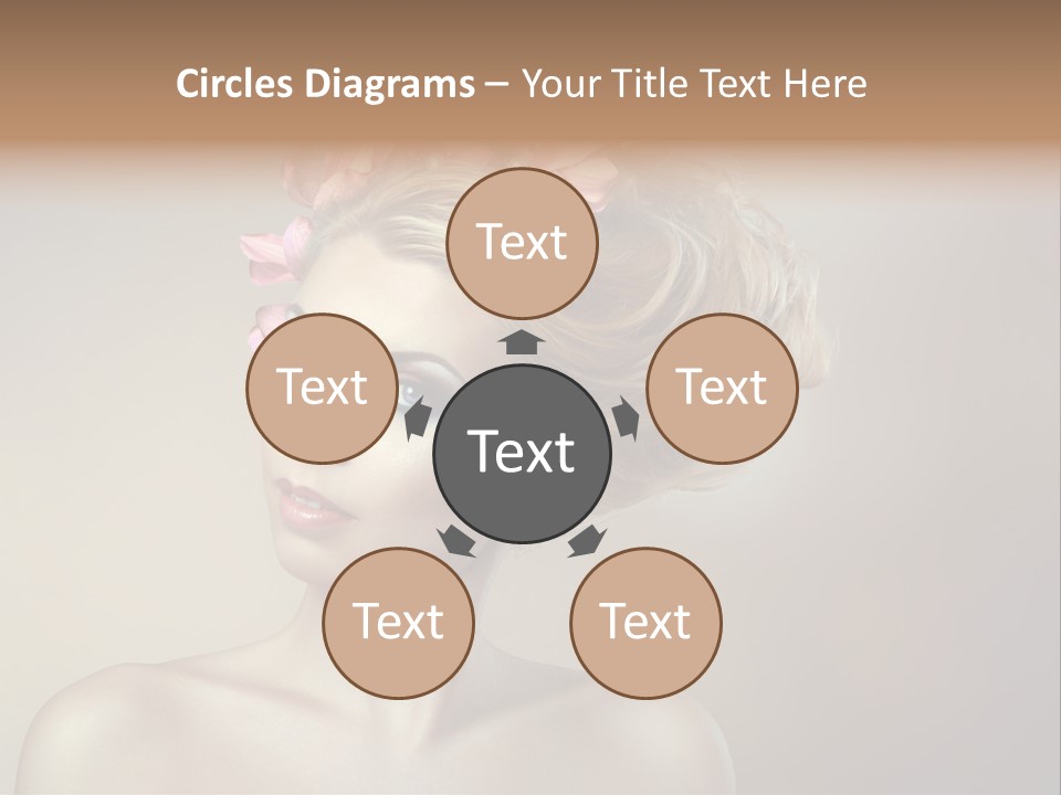 Gentle Girl Eyes PowerPoint Template