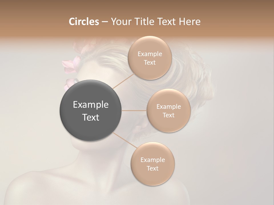 Gentle Girl Eyes PowerPoint Template