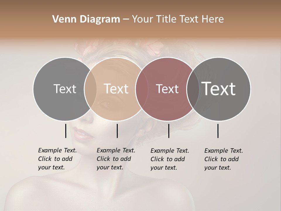 Gentle Girl Eyes PowerPoint Template