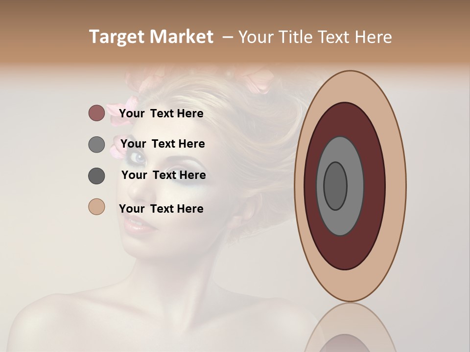 Gentle Girl Eyes PowerPoint Template