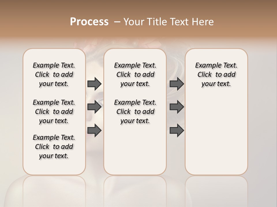 Gentle Girl Eyes PowerPoint Template