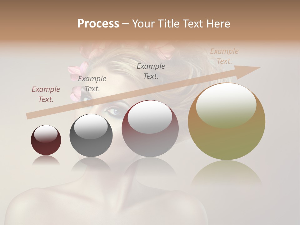 Gentle Girl Eyes PowerPoint Template