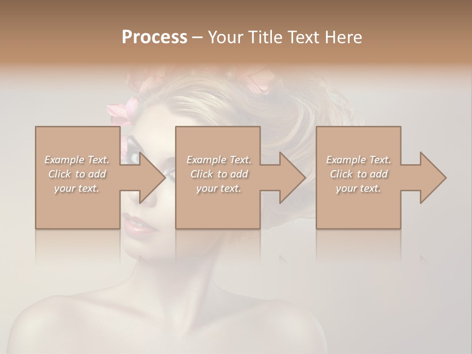 Gentle Girl Eyes PowerPoint Template