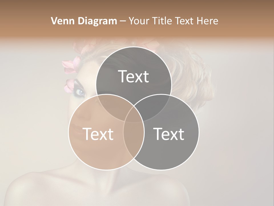 Gentle Girl Eyes PowerPoint Template