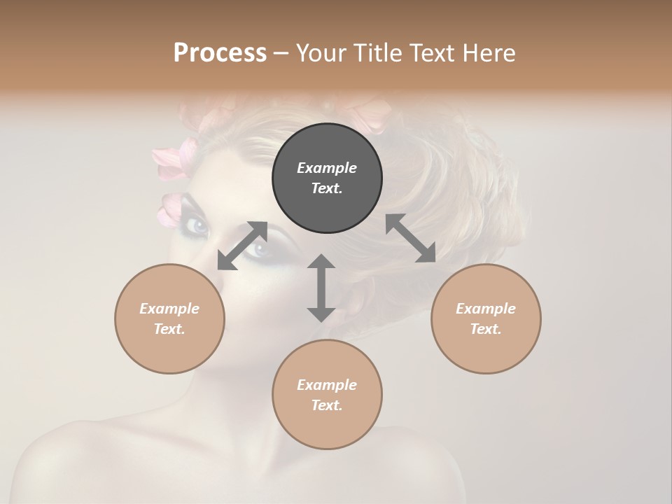 Gentle Girl Eyes PowerPoint Template