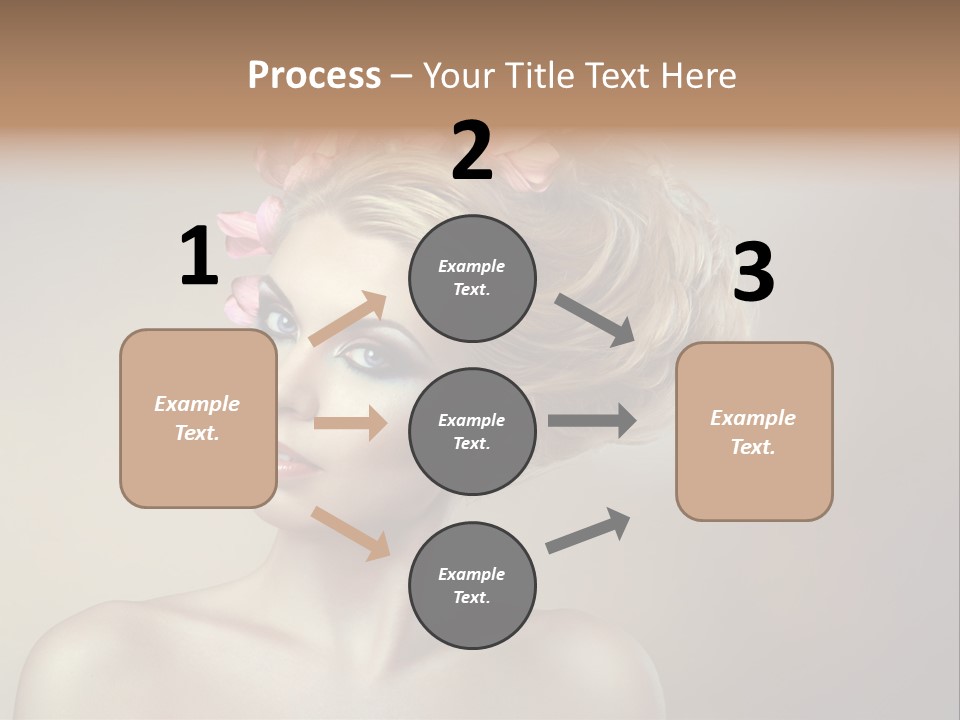 Gentle Girl Eyes PowerPoint Template