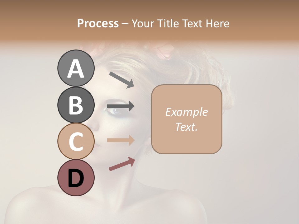 Gentle Girl Eyes PowerPoint Template