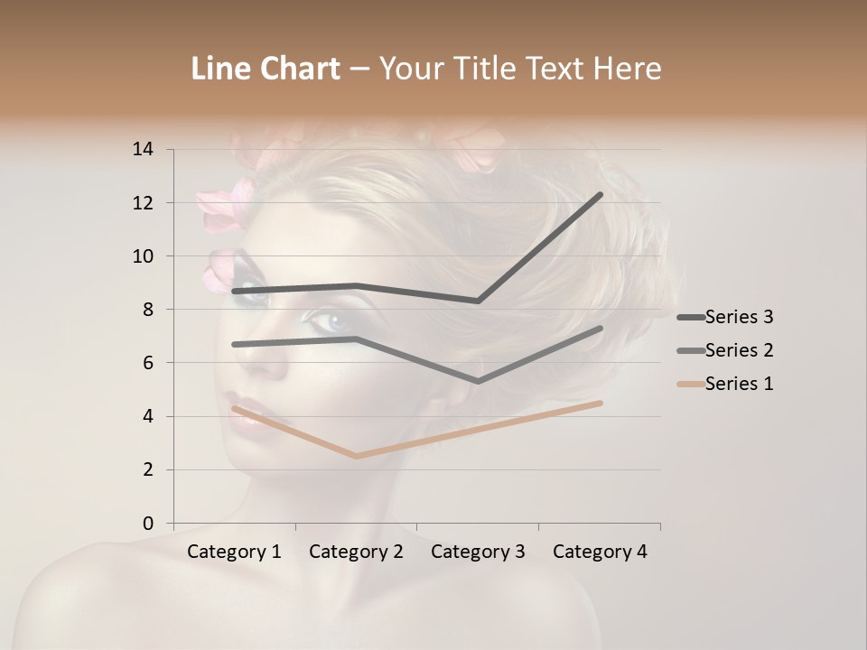 Gentle Girl Eyes PowerPoint Template