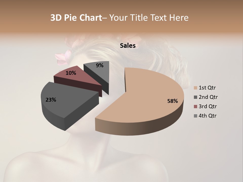 Gentle Girl Eyes PowerPoint Template