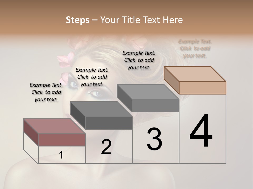 Gentle Girl Eyes PowerPoint Template