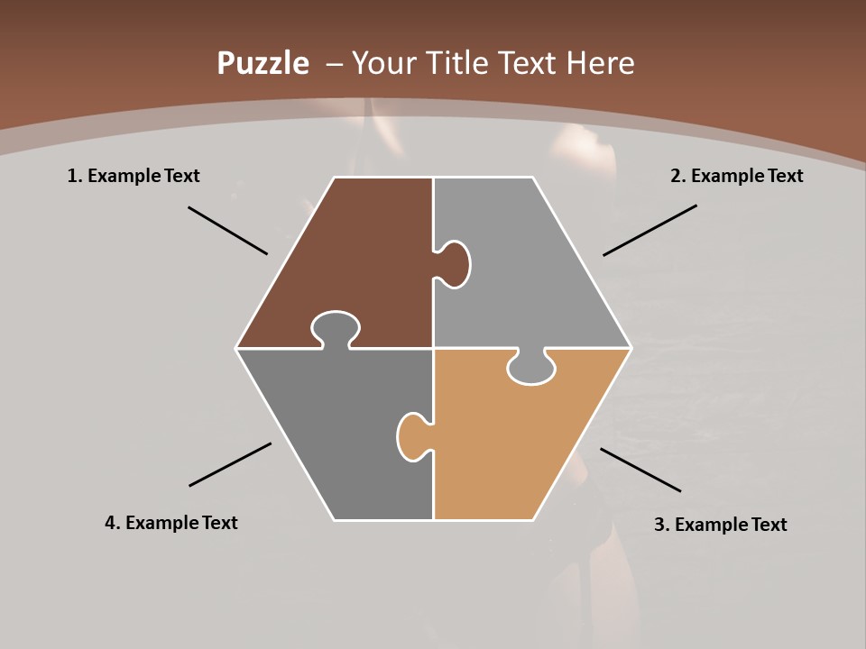 Female Brutal Young PowerPoint Template