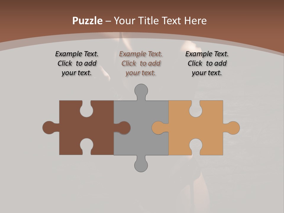 Female Brutal Young PowerPoint Template